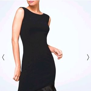 WHBM Satin Hem Sheath Dress. NWOT